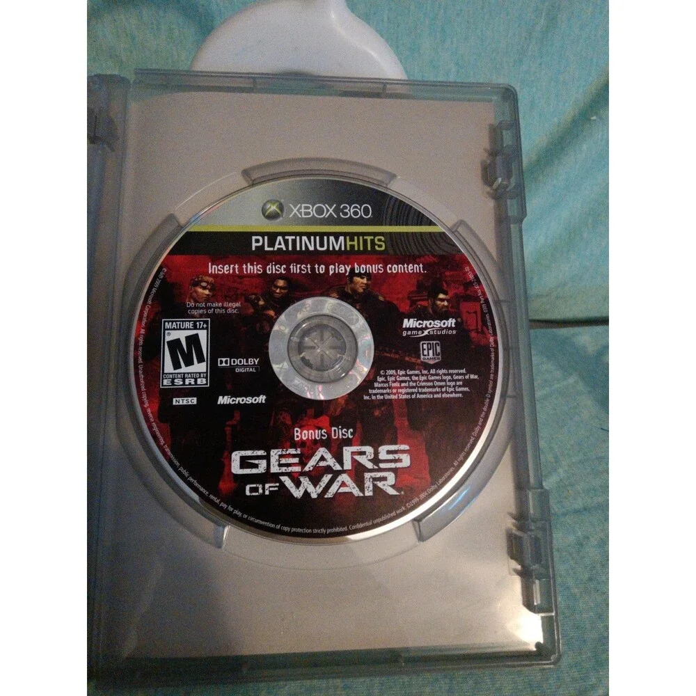 Gears of War Two Disc Platinum Hits Edition Microsoft Xbox 360, 2008